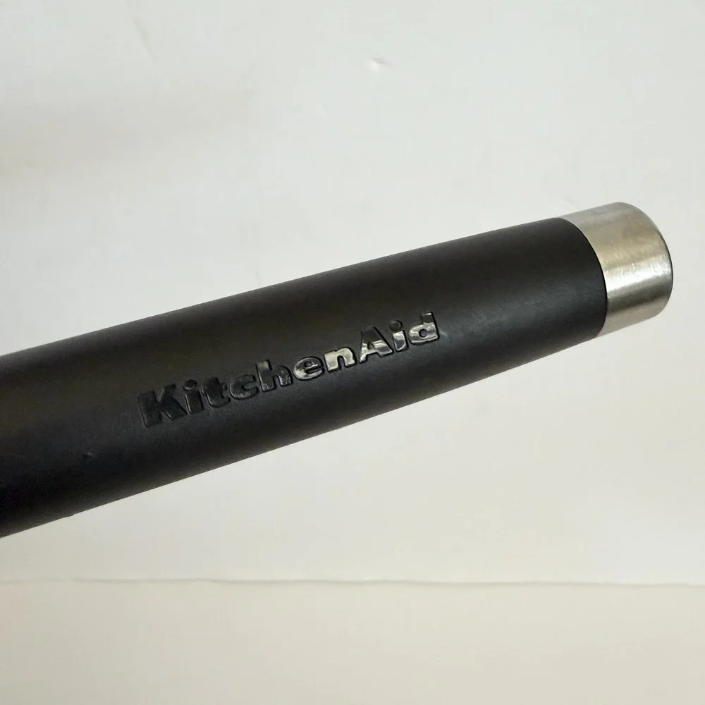 KitchenAid Stainless Steel Wire Potato Bean Masher Black Handle Large